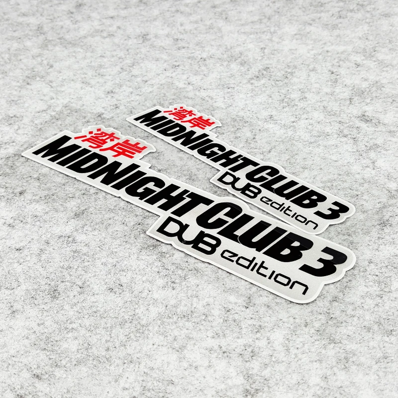 LuLuSticker #174 MIDNIGHT CLUB3 DUB Edition Japan Wangan Sen Racing Waterproof JDM hellafпышные автомобильные дверные