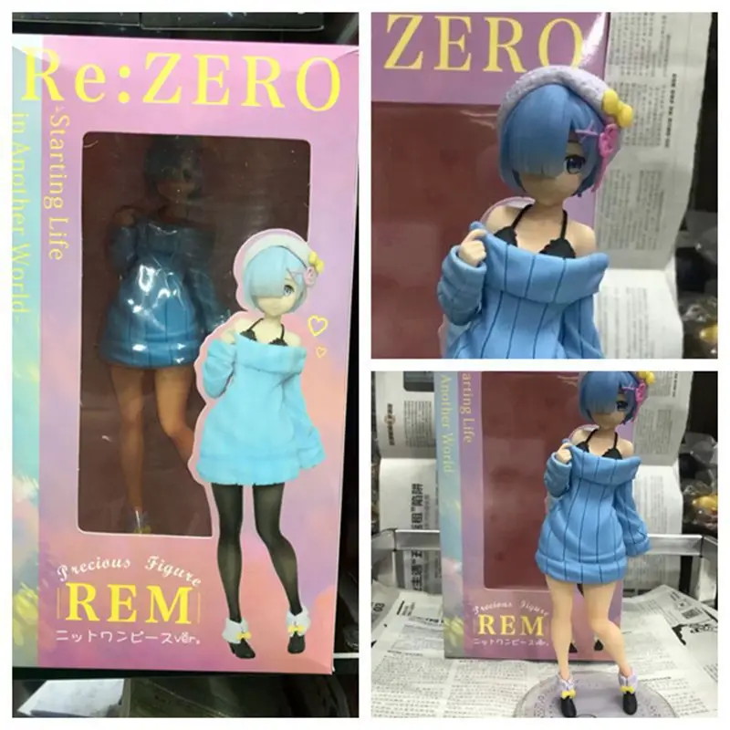 

Yaya Anime Re: Zero-Based a Different World Life rem rem High Cotton A- line Dress Boxed Garage Kit