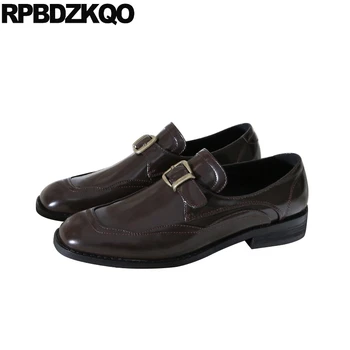 

flats ladies china slip on black brown spring autumn chinese square toe female designer shoes women luxury 2019 high quality