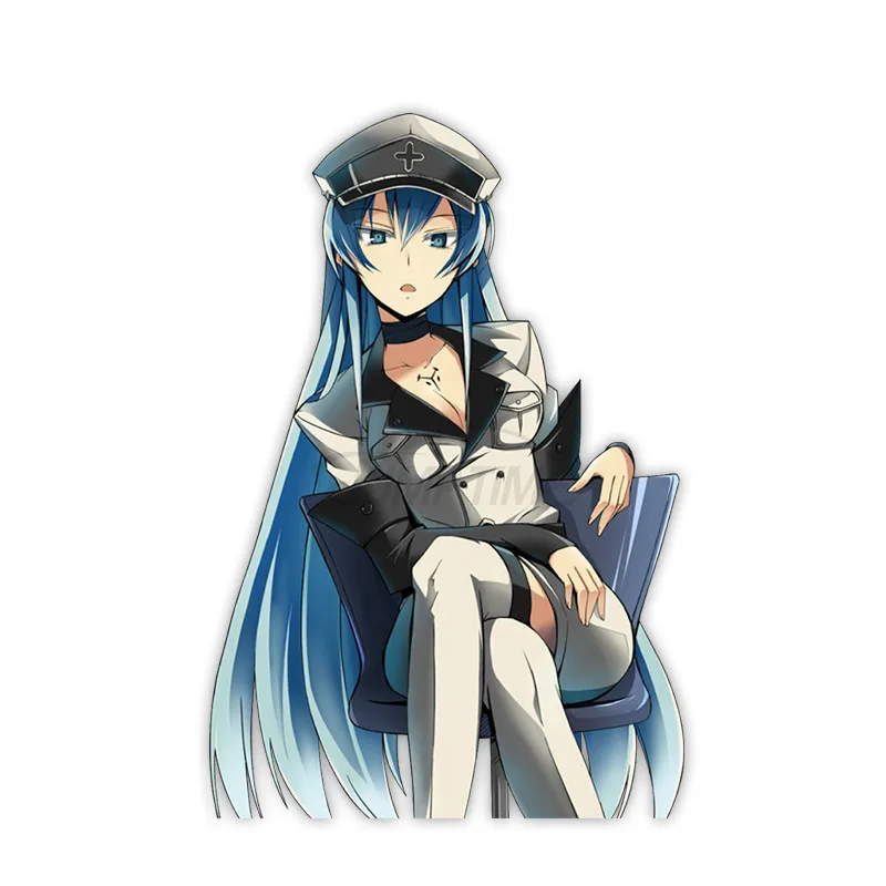 

Akame Ga Kill! Esdese Anime Sexy Girl Vinyl Decal Window Car stickers 13CM