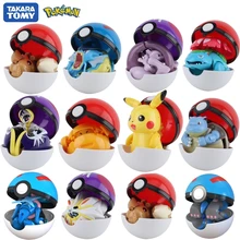 

Pokemon Figures Ball Variant Toy Model Pikachu Jenny Turtle Pocket Monsters Action Figure toy gift