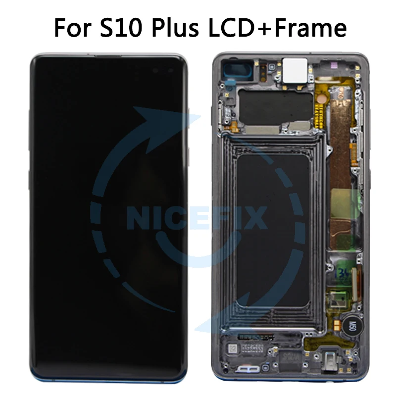Для Samsung Galaxy S10 2019 SM G973F LCD S10e G970F ЖК дисплей сенсорный экран дигитайзер в сборе для