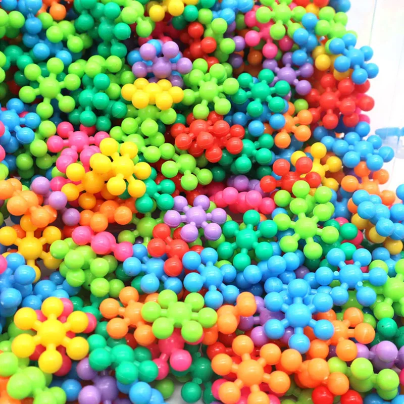 

150 шт./компл. Пластик Цвет сливы здания блокирует Обучение игрушки в сборе блокируя конструкция Handcarft игрушка для детей