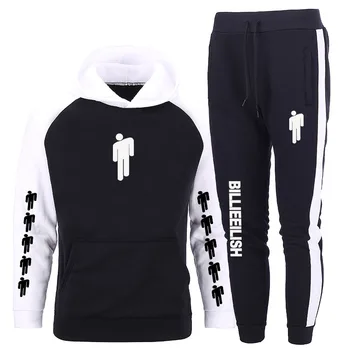 

Autumn And Winter New Men's Hooded Casual FItness Sportswear Hedging + Sports Pants Jogging FItness Casual Wear 3XL Sports Suit