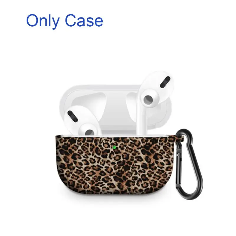 Многоцветный Защитный силиконовый чехол с карабином для Airpods Pro qyh