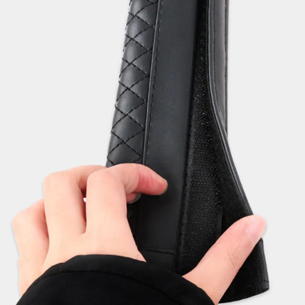 Универсальные кожаные накладки для автомобильных ремней безопасности, наплечный ремень для сиденья, чехол для подушки, защитный ремень для автомобильных ремней, чехол для взрослых и детей