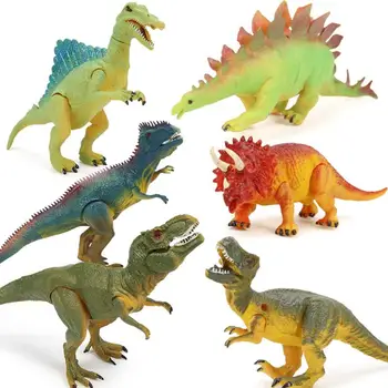 

2pcs Creative Simulation Mini Dinosaur Model Develop Children Thinking Creativity Action Figures DIY Animal Toy Gift