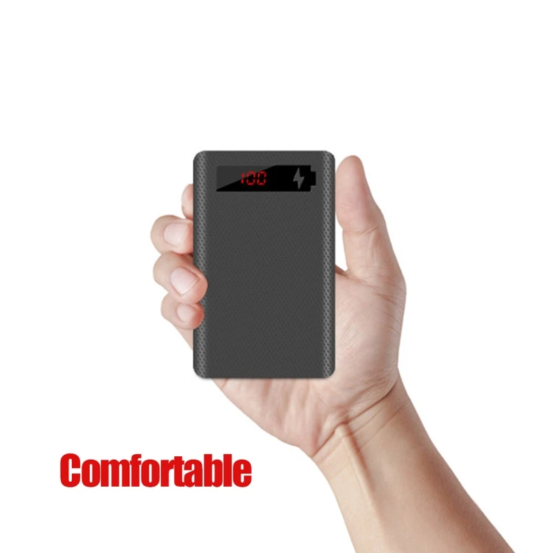 

L5 LCD Display 5x18650 Battery Case Power Bank Shell Charger Box Without Battery