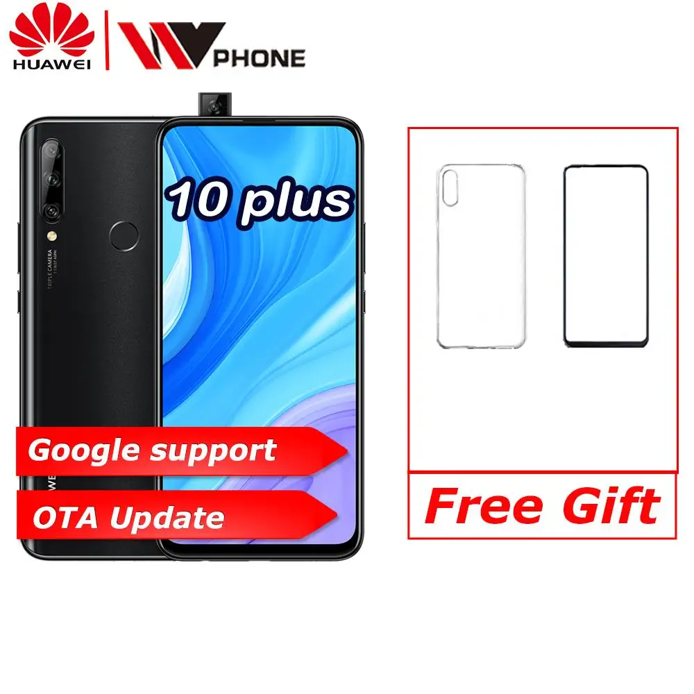 Huawei Enjoy 10 plus 6 59 дюймов 2340*1080P мобильный телефон Kirin 710F Восьмиядерный 48 МП AI камера