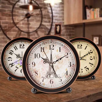 

Minimalist Simple Alarm Clock Retro Metal Creative Bedroom Digital Alarm Clock Sunrise Eletronicos Criativos Travel Watch CC50NZ