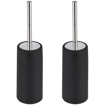 

Toilet Brush And Holder Stainless Steel, Length Handle Toilet Bowl Brush Scrubber Set With Durable Bristles And Sturdy Stand For