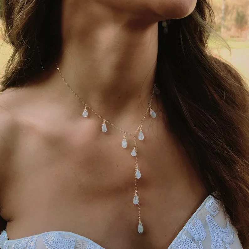 Новая мода богемное хрустальное ожерелье с кулоном для женщин Boho массивное женское многослойное ожерелье бижутерия Collare ювелирные изделия
