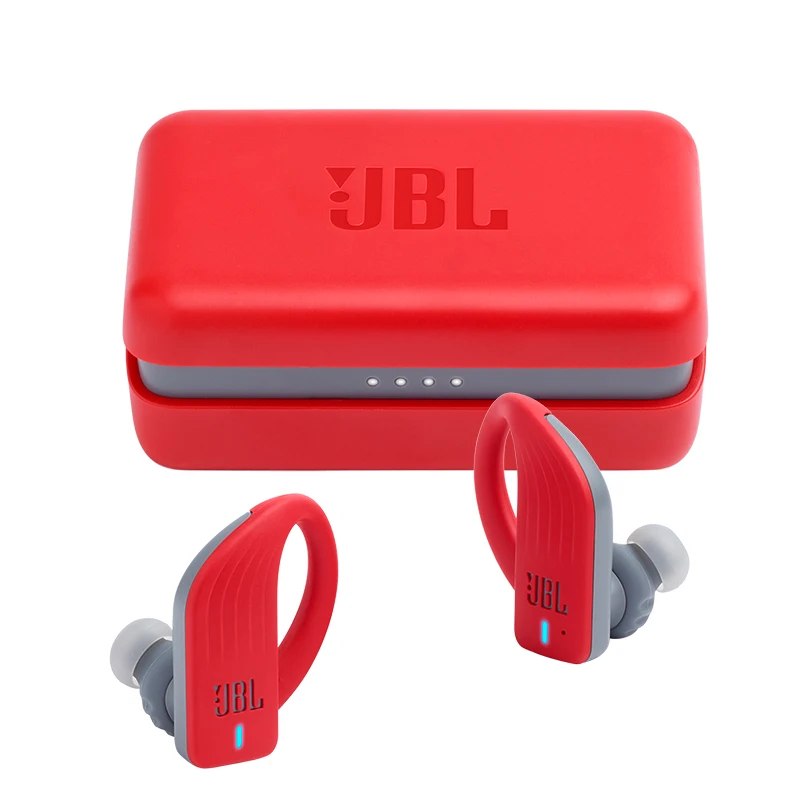 JBL выносливость пик Водонепроницаемый IPX7 истинные Беспроводные спортивные наушники Bluetooth HIFI бас гарнитура с микрофоном и зарядным устройством - Цвет: Red