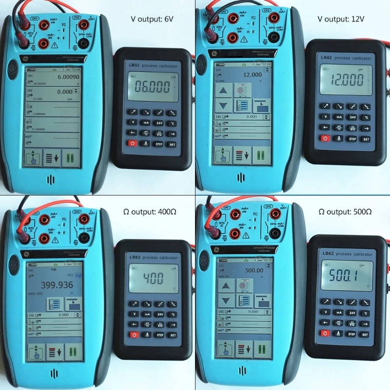

LB02 Calibrator Tester Resistance Current Voltmeter 4-20 mA Signal Generator Tools