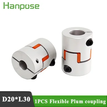 

5X8 8X8 6X 6.35mm 8X10mm 10x10mm Aluminium flexible D20*L30 Jaw Shaft Coupling CNC Stepper Motor
