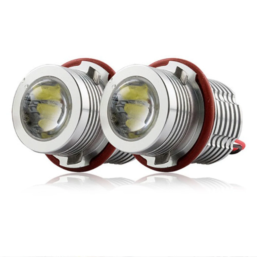 12V автомобильный 6000 K-6500 K ксенон белый светодиодный Ангел глаз кольцо огни 2000LM Замена