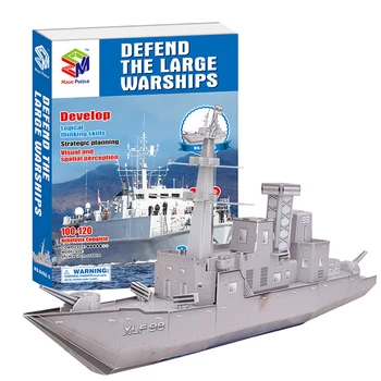 

DIY Creative 3D Puzzle Warship Ship Model Puzzle Jigsaw Puzzle Toys Model Kits Assemble Puzzle Toy Gifts