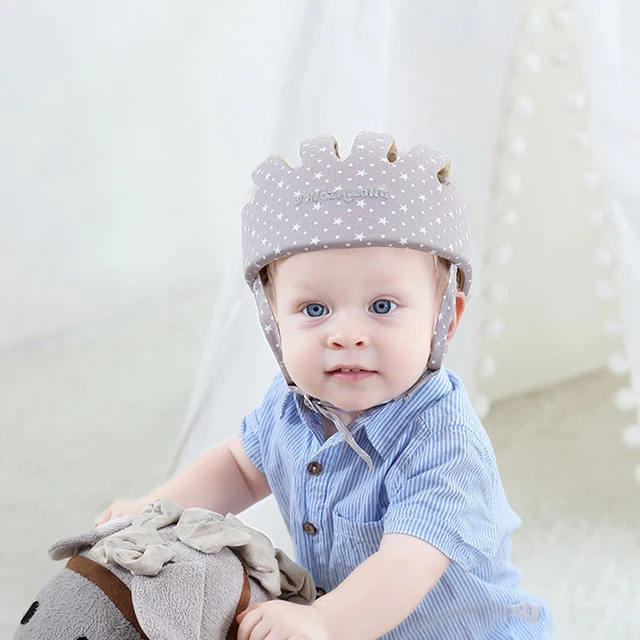 Dioxide Casque de Sécurité Bébé, Casque Protection Bebe, Casque Anti Chute  Bebe, Casque de Sécurité Réglable en Coton Respirant pour Enfant Garçon  Fille Apprendre à Ramper et à Marcher (Blanc) : 