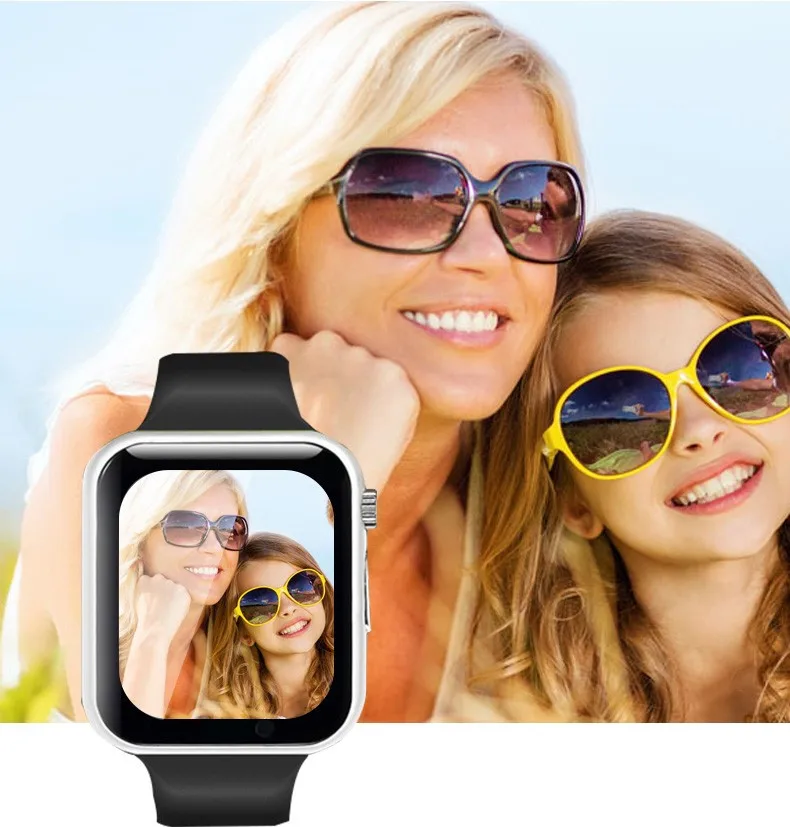 Наручные часы Bluetooth Смарт-часы спортивные Шагомер Смарт-часы A1/Мужчины/Женщины с сим-камерой Smartwatch A1 для Android Россия T15