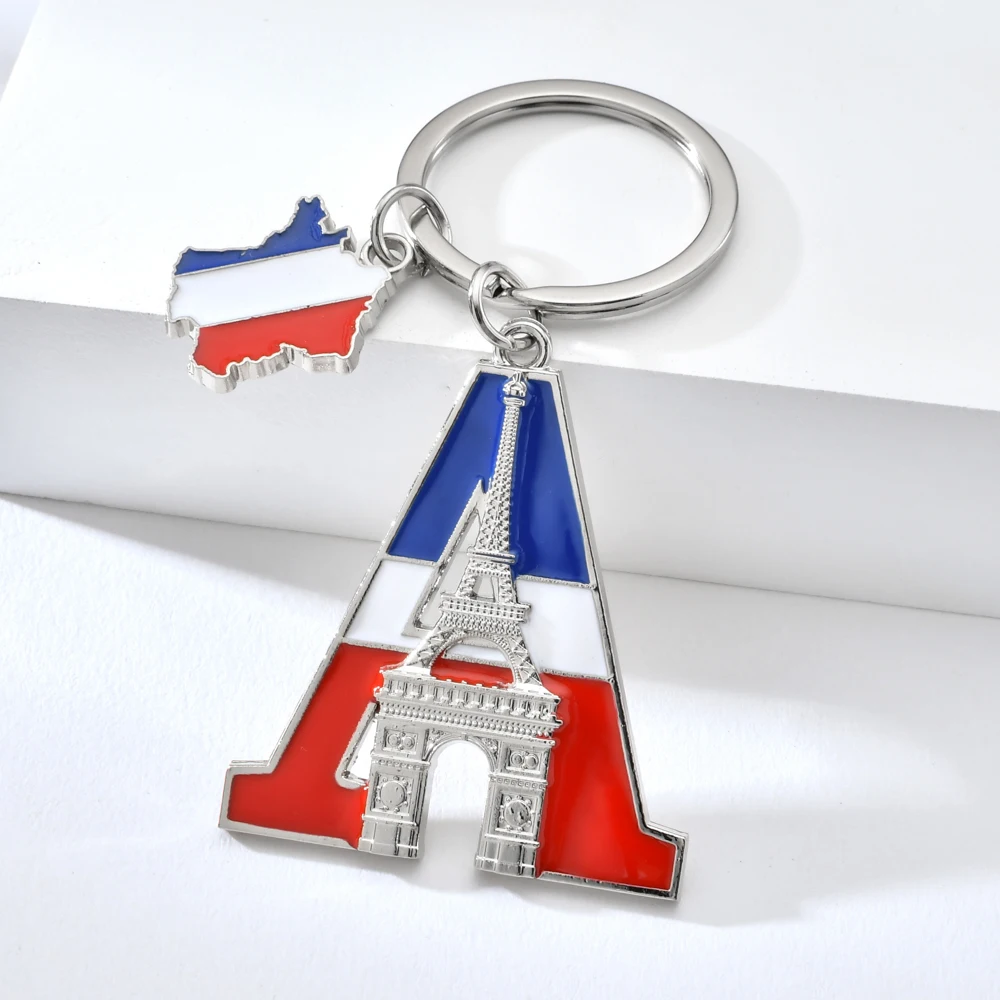 Porte Clé Tour Eiffel Strasse Métal Lettre PARIS 5 x 2,5 cm cadeaux souvenir 