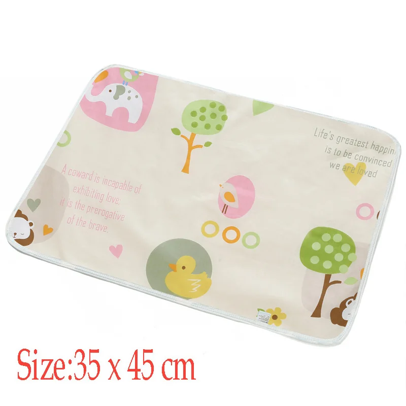 Size 50X70cm Baby Changing Mat Portable Foldable Washable Waterproof Mattress Children Game Floor Mats Reusable Diaper - Цвет: 6