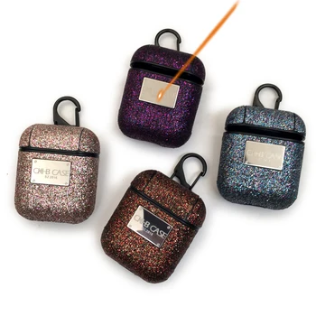 

Luxury Bling Shiny Sequin Case For Apple Airpods Cover Noble Glitter Girl Bluetooth Wireless Earphone Protective Case CKHB-SFK