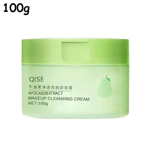 Avocado Cleaning Balm Face Skin Make Up Cleansing Cream Refreshing Makeup Remover Clean Blackhead Pore Skincare Cleaner