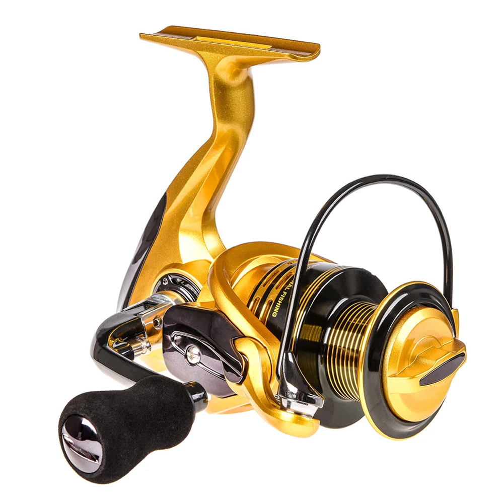 

New HOt Metal Spool Fishing Reel GT1000-7000 Full Metal Spool Fishing Reel Wheel 13 +1BB Saltwater Fishing Wheel Dropshipping