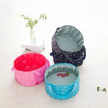 

Foot Bucket Portable Folding Basin Travel Foot Bag Infant Shining Camp Sink Washbasin Footbath Storage Basin Bucket Fish Bucket