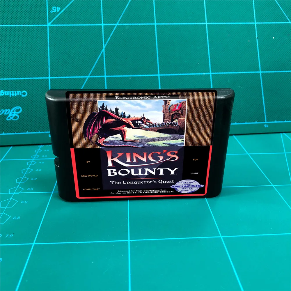 King's Bounty-16-битный игровой картридж MD для консоли MegaDrive Genesis | Электроника