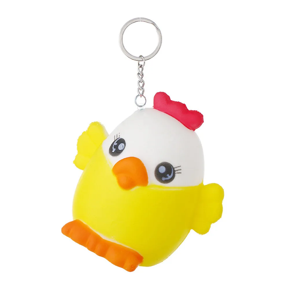 Mini Yellow Cute Chick Slow Rising Relieve Stress Toy Exquisite Fun Cute Backpack Key Decorations Squeeze Child Toys #B