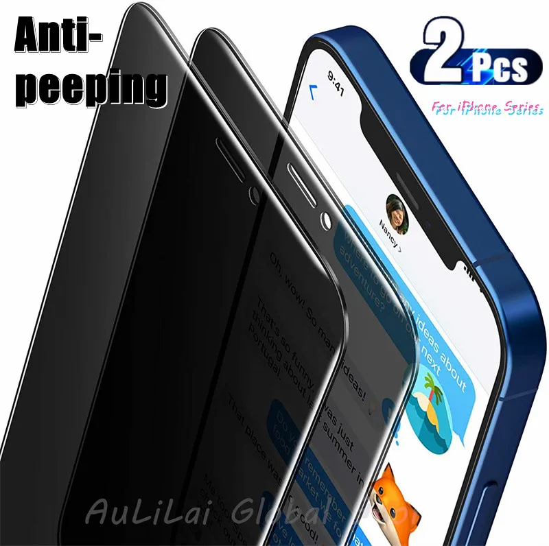 2 шт. защитное закаленное стекло для iPhone 11 12 13 PRO MAX Mini | Мобильные телефоны и