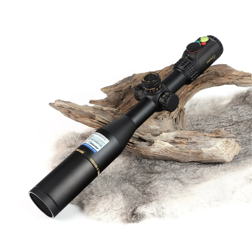 US $139.99 Sniper Wkp 156x44 Sal Riflescope Tactical Optical Sight Full Size Reticle Hunting Optics Rifle Red Dot Sight Rifle Scope