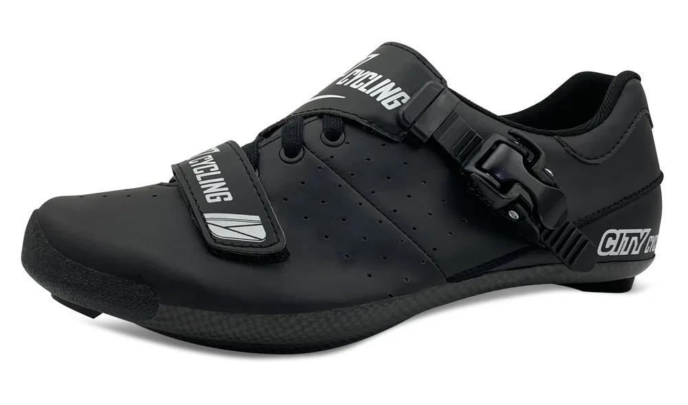 Гоночная обувь для мужчин и женщин, велосипедная обувь для езды на велосипеде, углеродная подошва, амортизирующая велосипедная обувь