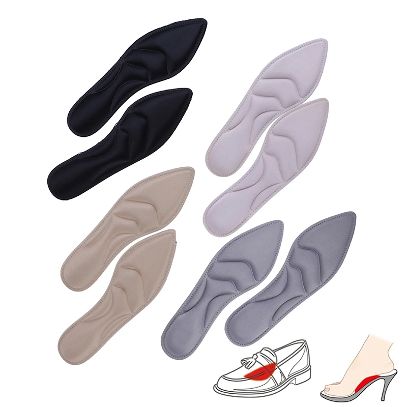1 Pair 4D Sponge Soft Insole Arch Support High Heels Shoes Pad  Massage Comfort Insoles Cushion Inserts Foot Care