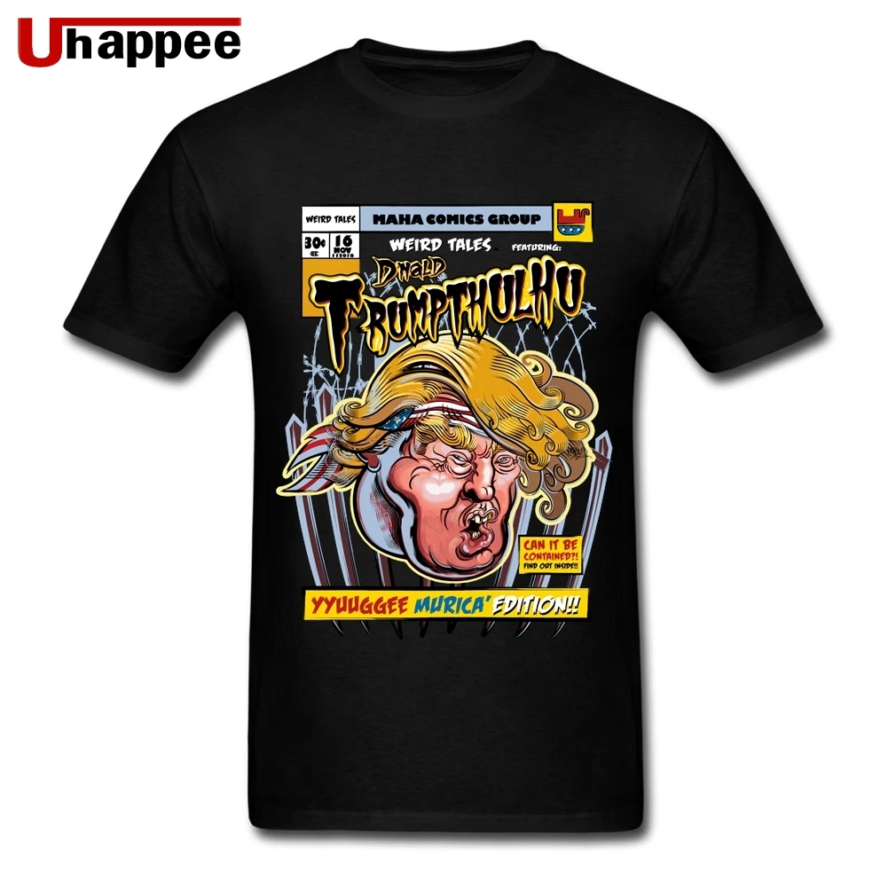 

Cheap Pricing Men's Charming D'nald Trump Cthulhu Head T-Shirts Short Sleeved Custom Printing Tees Shirt Group Big Tall Size