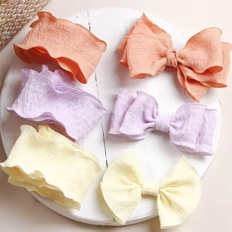 Bow hair color black fungus lace ruffle half diy cake shop clothing cassette