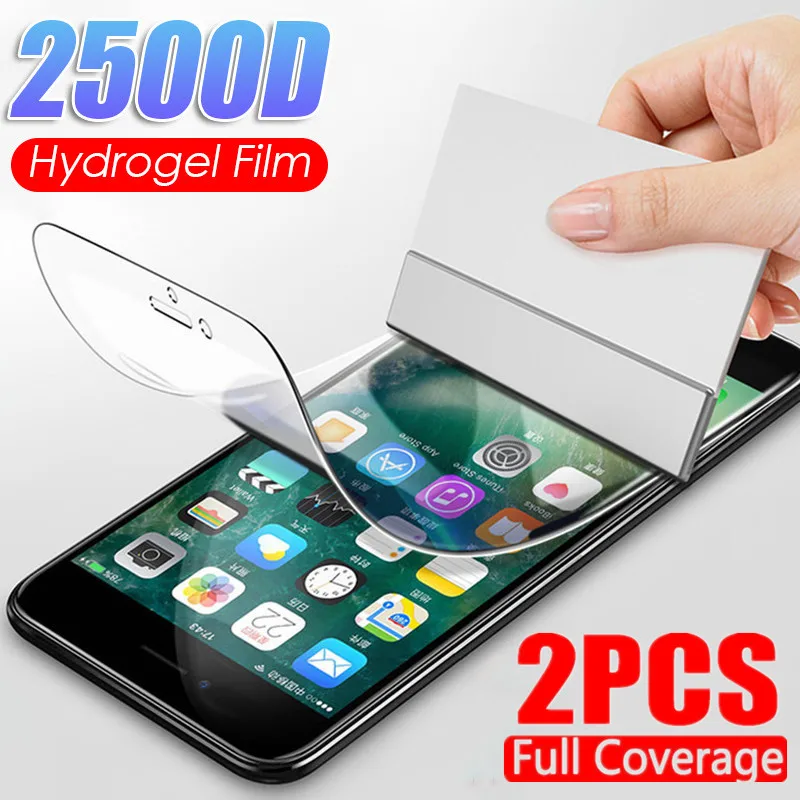 Гидрогелевая пленка для iPhone 7 8 Plus 6 6s SE 2 2020 Защитная 12 11 Pro Max mini X XR XS шт.|Защитные