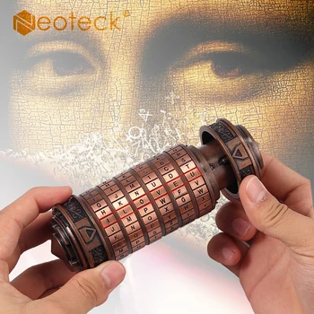 

Neoteck Da Vinci Code Mini Cryptex Valentine's Day Interesting Creative Romantic Birthday Anniversary Gifts Free With Ring