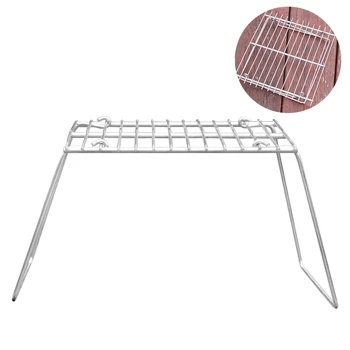 

Lixada Outdoor Burner Bracket Portable Folding Stainless Steel Stove Rack Charcoal BBQ Pot Stand Support For Camping Picnic