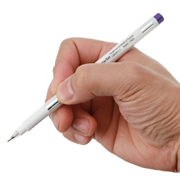 

2PCS/Set Skin Eyebrow Marker Pen Tattoo Skin Marker Pencil Tattoo Measuring Ruler Microblading Tool Positioning Accessories