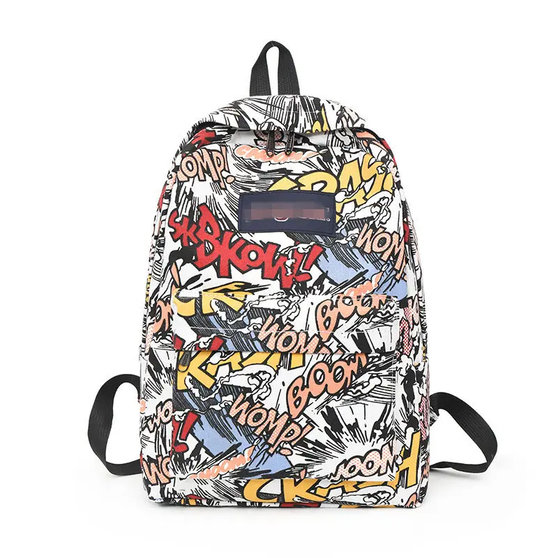 

2019 new JIULIN cartoon trend cute Korean canvas computer backpack