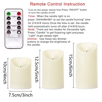 3-Piece Flameless LED Candles 5