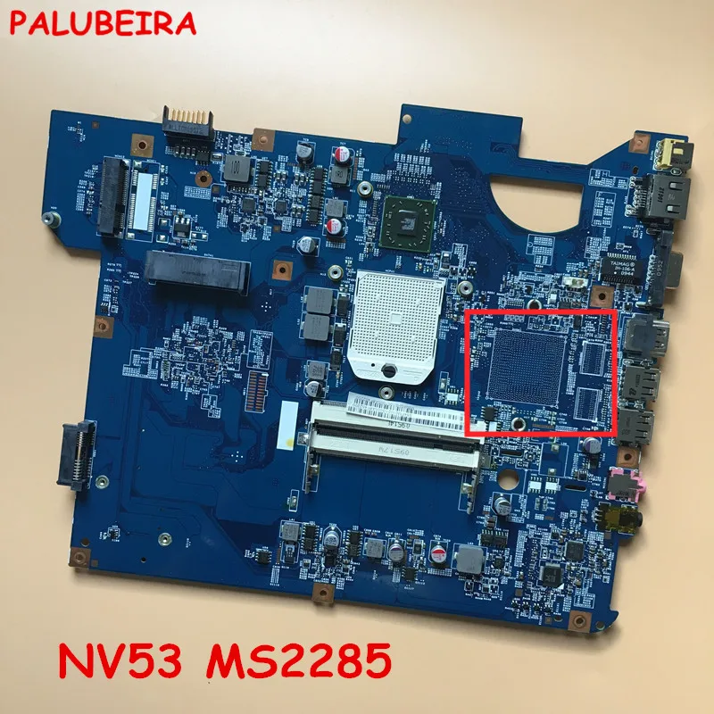 PALUBEIRA для ACER GETEWAY NV53 MS2285 Материнская плата ноутбука MBWGH01001 JV50-TR 48.4FM01.011 DDR2 Полный тест