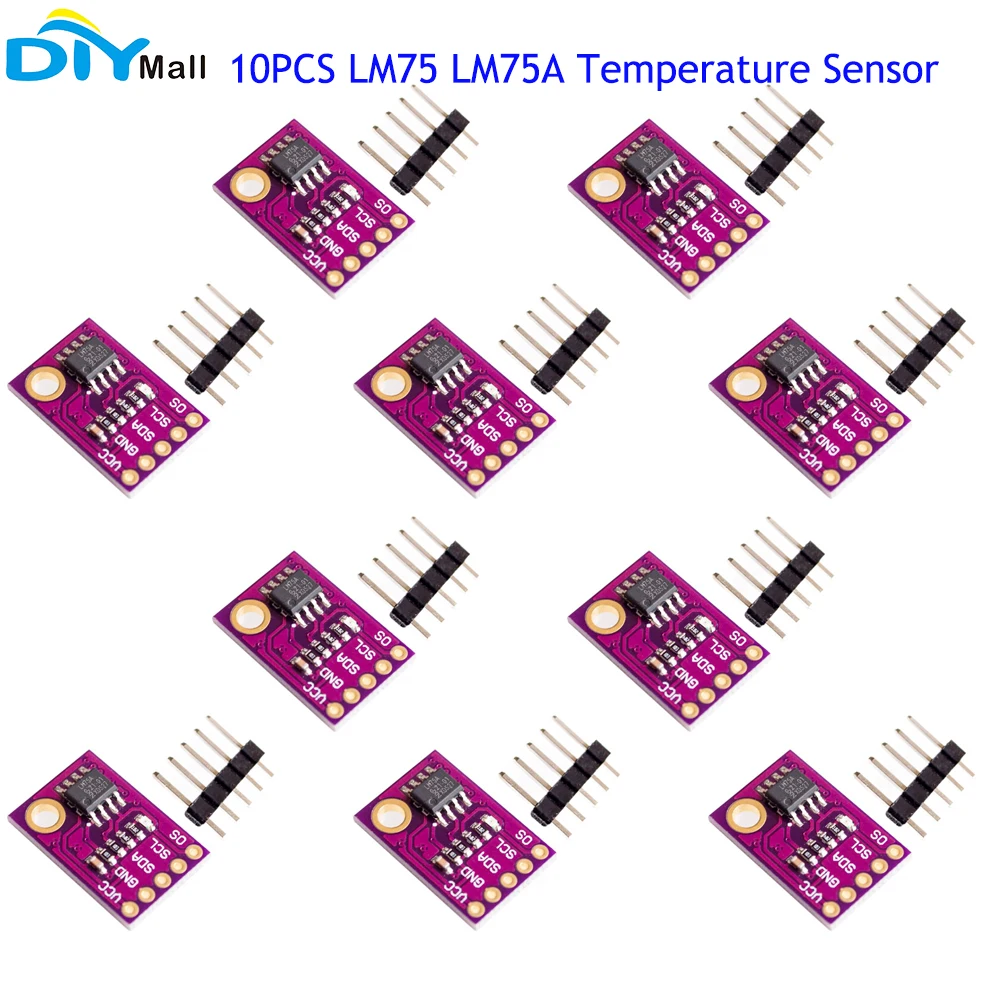 LM75A Temperature Sensor High-speed I2C Interface Development Board Module 