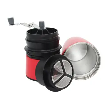 

Portable Manual Coffee Machine Coffee Beans Grinder with 120ml 240ml Coffee Cup