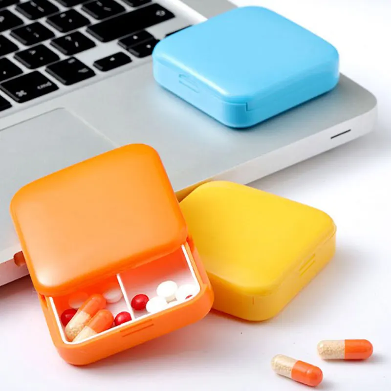 1PCS Medicine Boxes Portable Pill Box Tablet Box Case Container Storage Holder Pocket