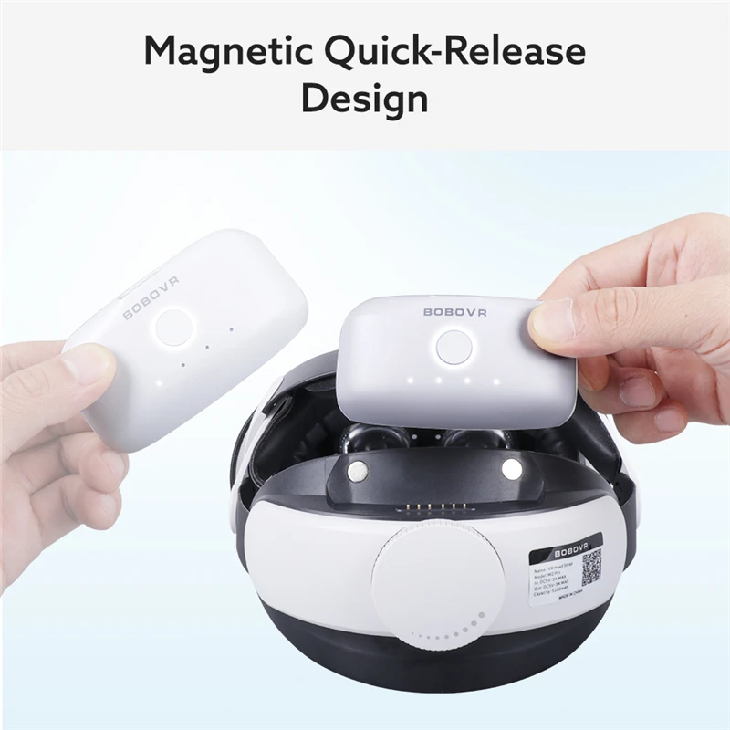 BOBOVR M2 Pro Head Strap For Oculus Quest 2 VR Headset Battery Elite Halo Strap Battery Pack Controller Cover Carrying Case Bag - Image 5