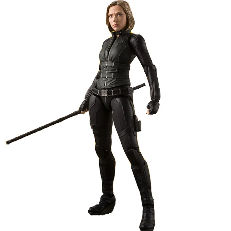 

15CM Marvel Movie Avengers Infinity War Black Widow Natasha Romanoff PVC Cartoon Action Figure Model Doll Toys For Kids