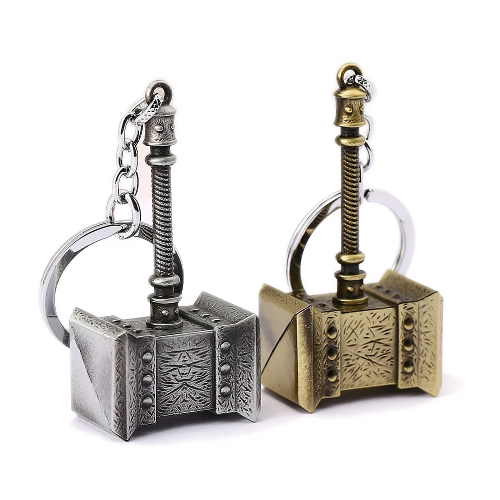 

Hot Game Keychain Frostmourne Doomhammer Warglaive of Azzinoth Ashbringer Key Ring Holder Chaveiro Key Chain Pendant Jewelry